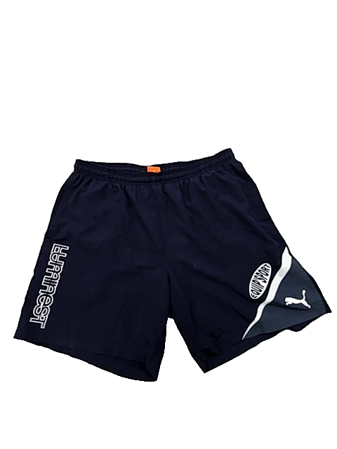 Puma Men's Navy Shorts XL Sport Lifestyle Athletic Drawstring
