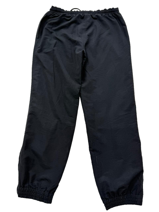 Umbro Men's Black Track Pants L Regular Fit Tapered Athletic