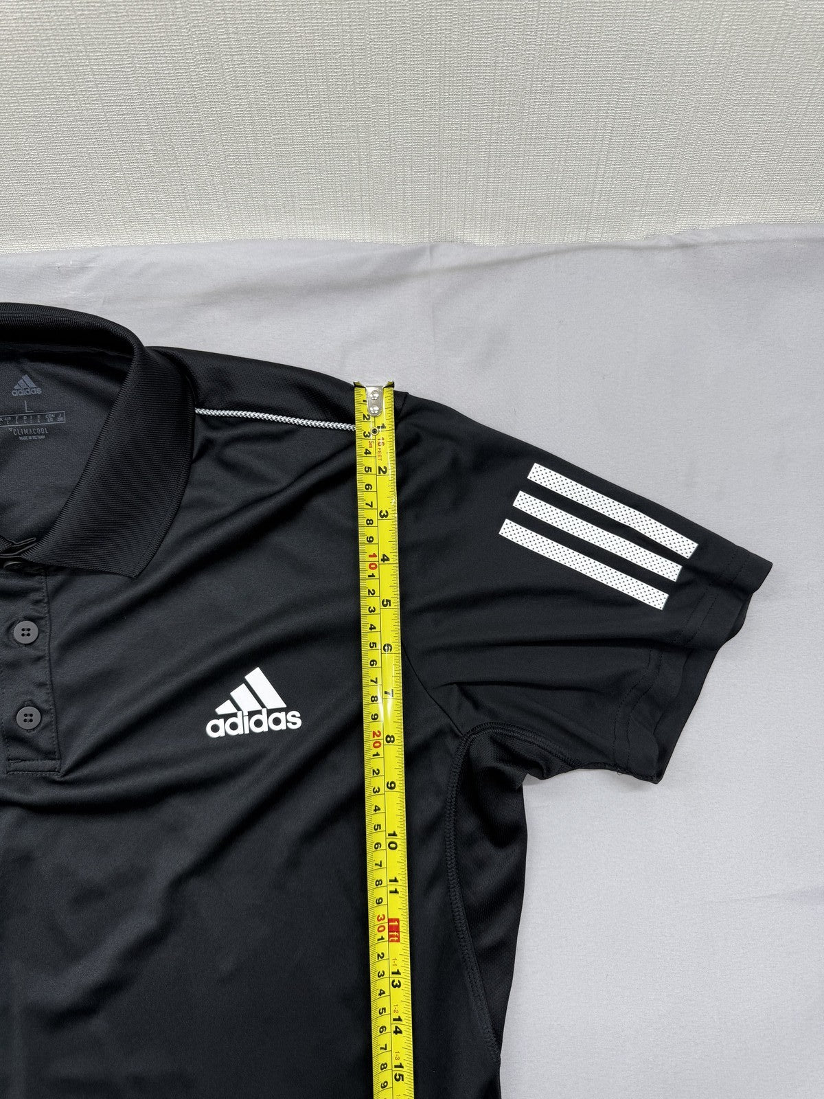 Adidas Climacool Polo Shirt Men's Size L Black JF8506