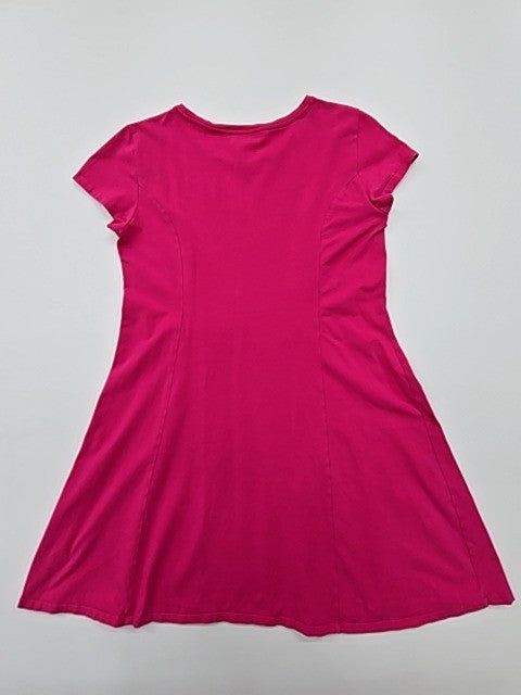 Yessica Women's Magenta Fit Flare Knee Length Dress Size M