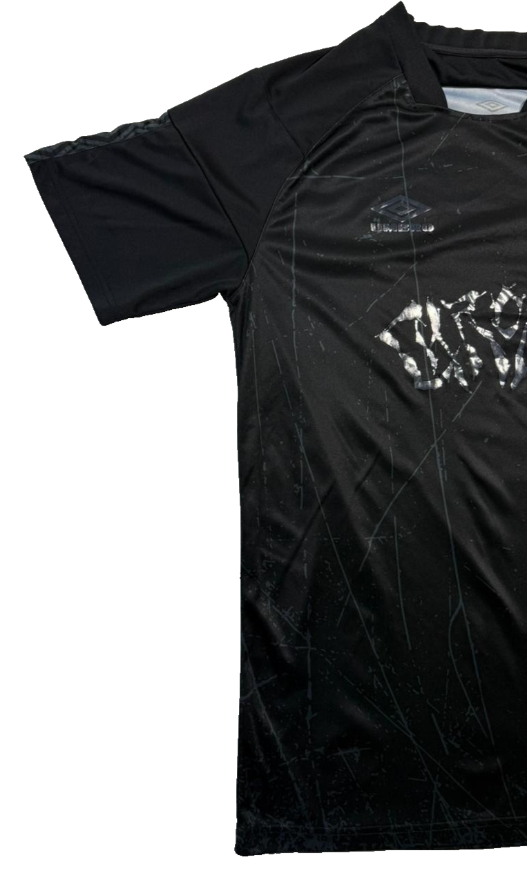 Umbro X Bott 2023 Soccer Jersey Black Graphic Print Men's Size L Rare Gorpcore