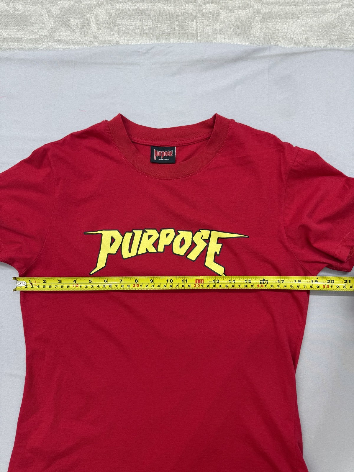Parppa92 Women's Red Graphic T-Shirt Medium Cotton Crew Neck