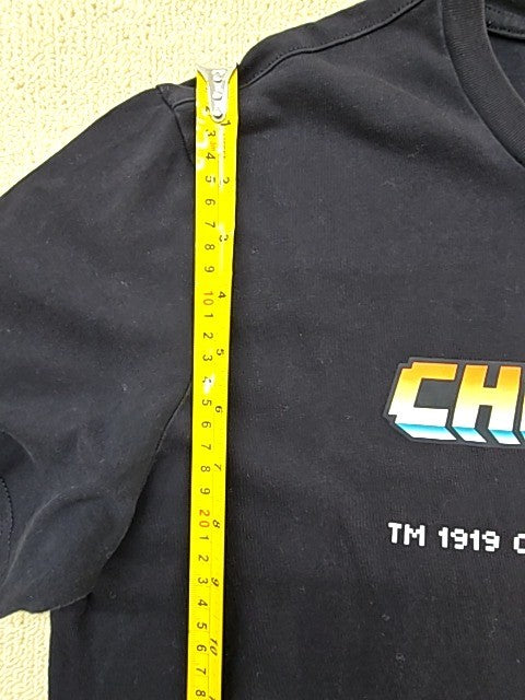 Champion Black T-Shirt Medium Short Sleeve Crewneck 100% Cotton