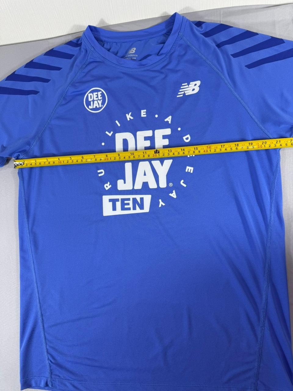 New Balance Men's Blue Athletic T-Shirt Size L Short Sleeve Sports Tee