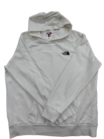 The North Face White Hoodie XL Made in Turkey Pullover Sweatshirt Men's
