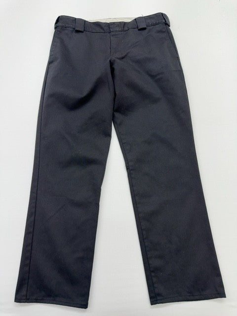 Dickies Mens Black Chino Pants W31 L32 Regular Workwear Flat Front