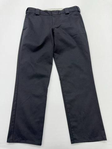 Dickies Mens Black Chino Pants W31 L32 Regular Workwear Flat Front