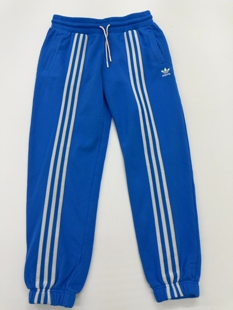 Adidas Boys Blue Track Pants size M product image 1