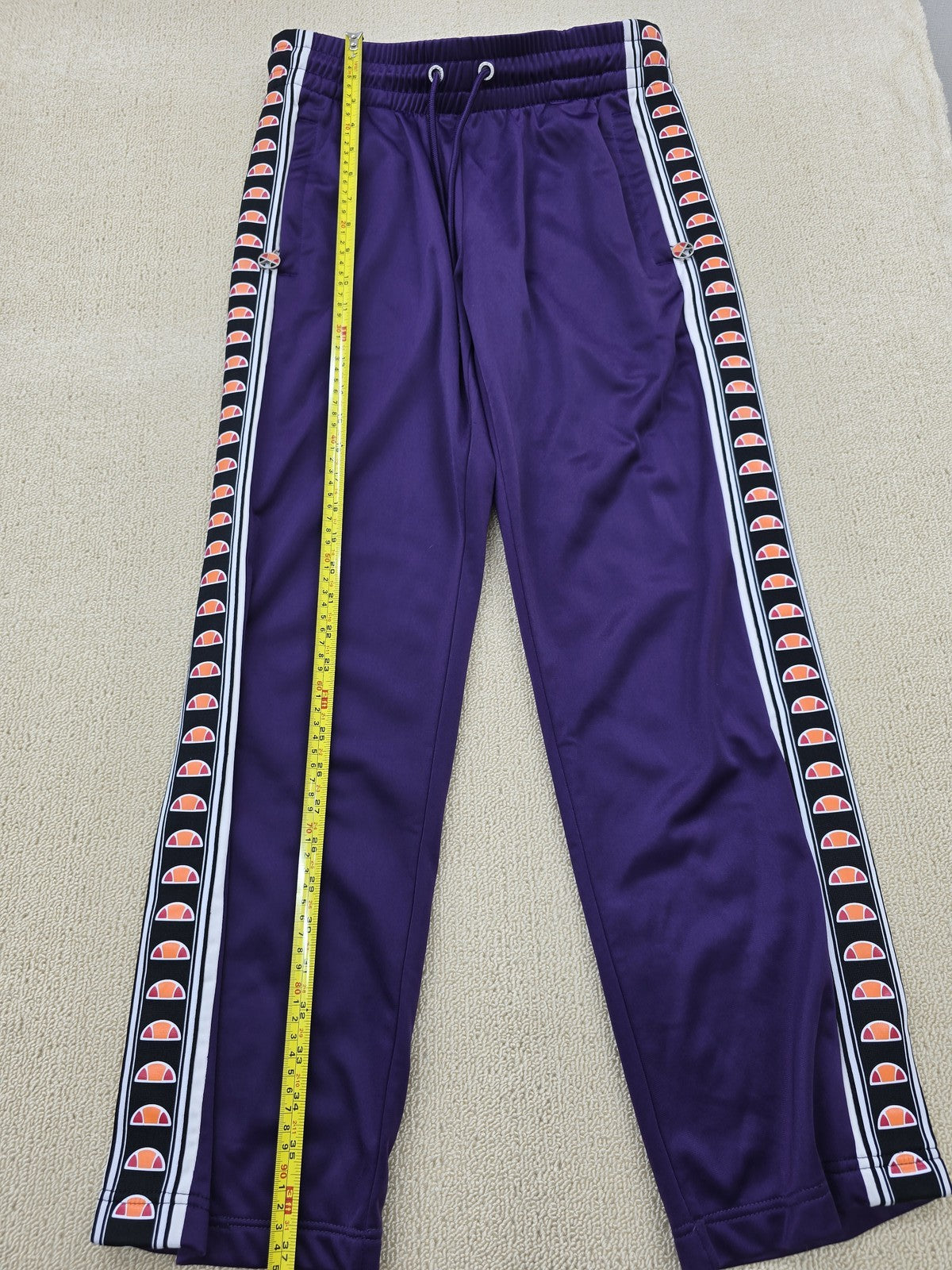 Ellesse Heritage Women's Purple Striped Track Pants L