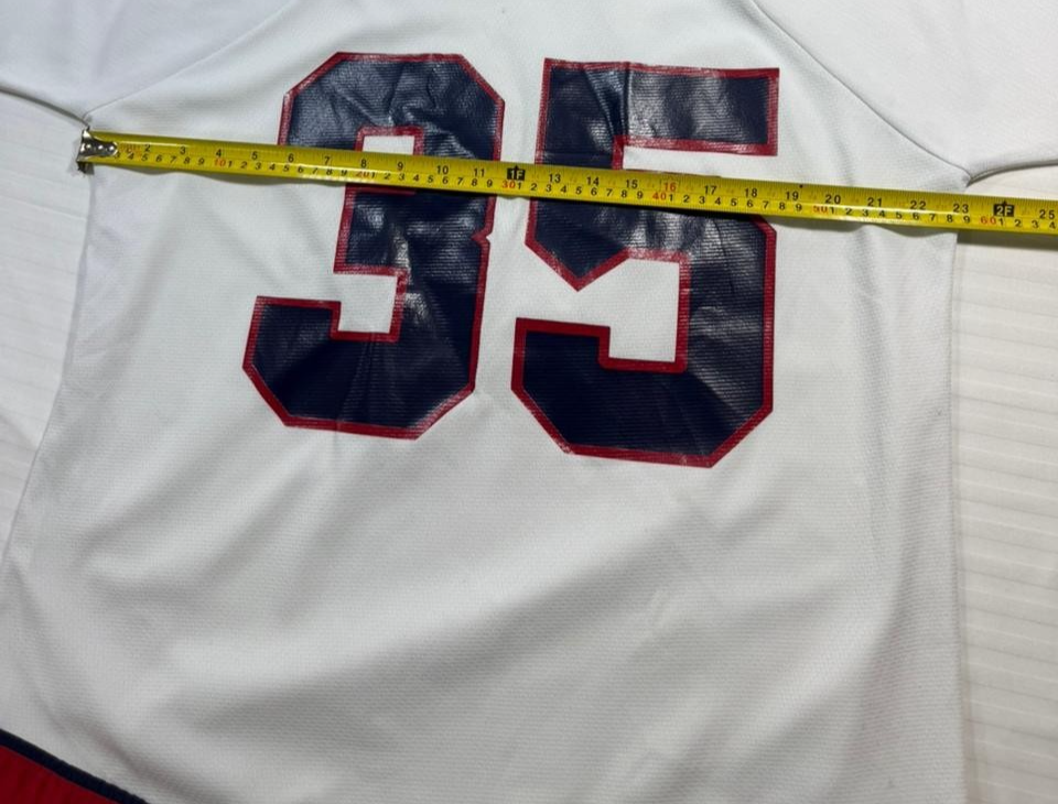Ak Regents Transcona White Navy Red Hockey Jersey Number 35 Goalie Cut Men's XL