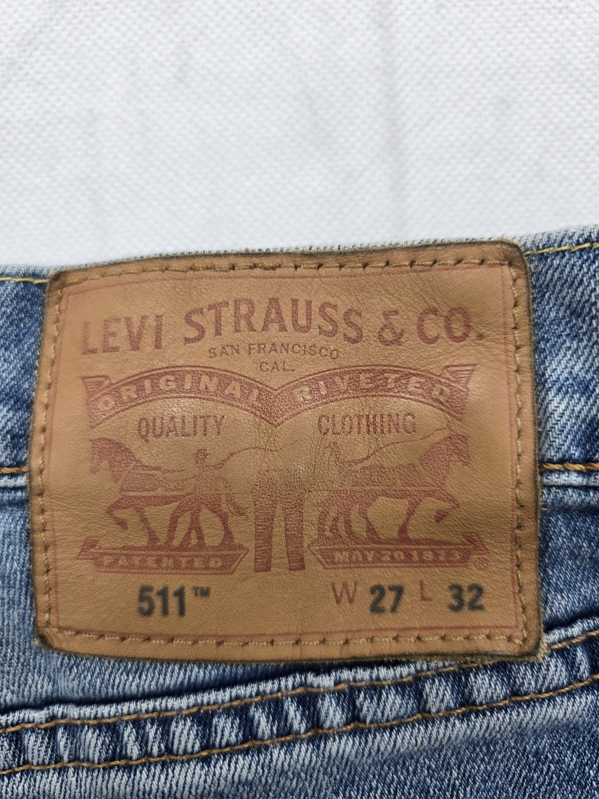 Levi's 511 Women's Slim Jeans W27 L32 Blue Denim 5-Pocket