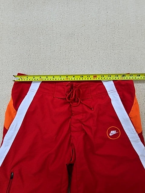 Nike Men's Red/Orange Board Shorts Size M Swimming
