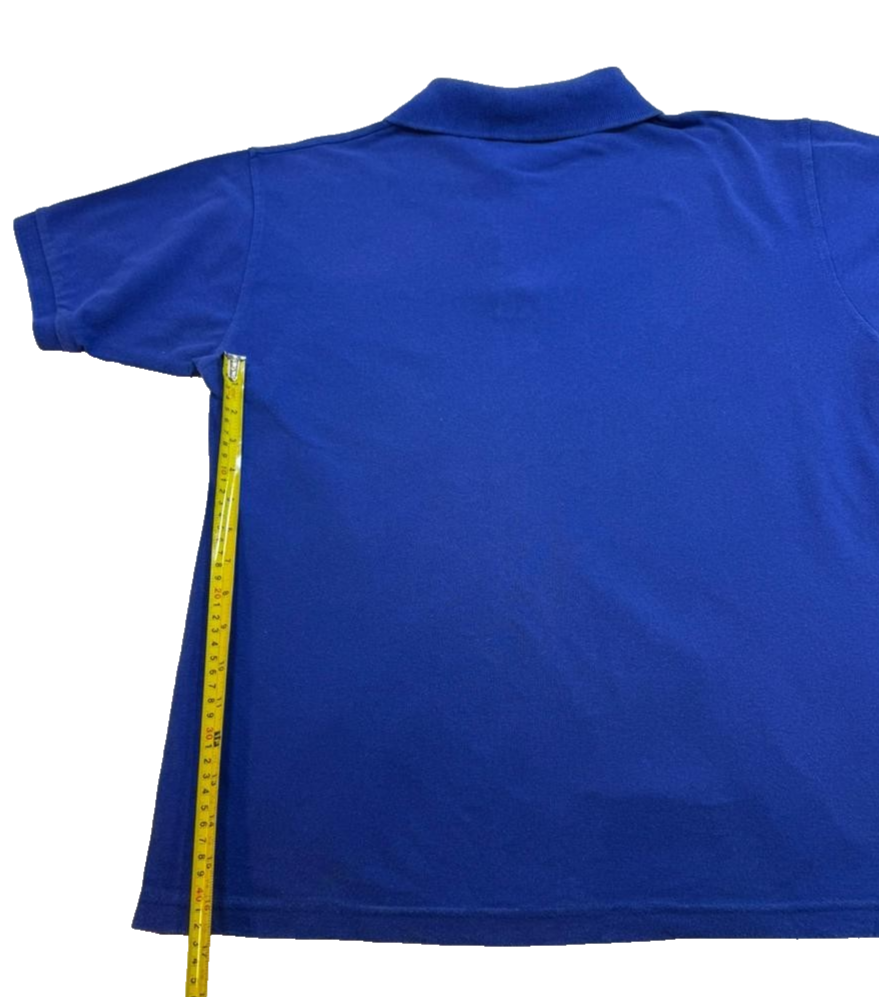 Men's Lacoste Regualr Fit Cotton Polo Shirt Size XL Blue