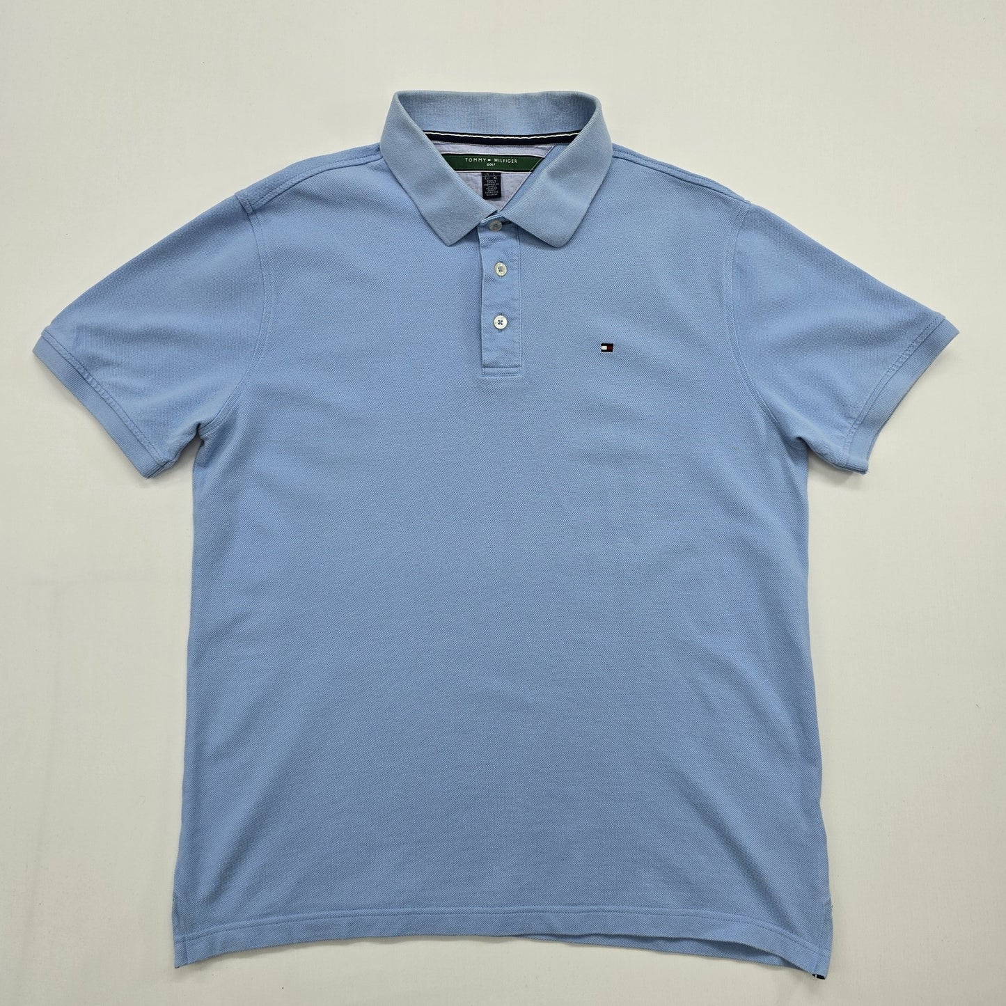 Tommy Hilfiger Men's Powder Blue Golf Polo Size XL Regular Cotton