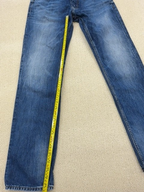 Tommy Hilfiger Men's Straight Leg Blue Jeans 30x32 Med Wash Denim