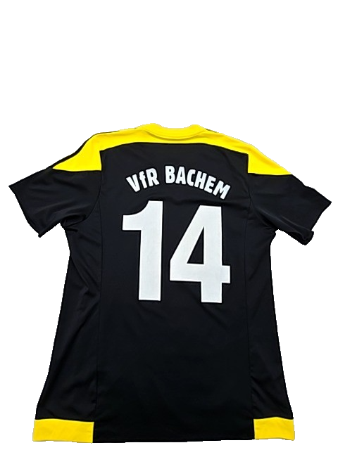 Adidas Men's VfB Stuttgart Black Yellow Soccer Jersey(#14) XL Climalite