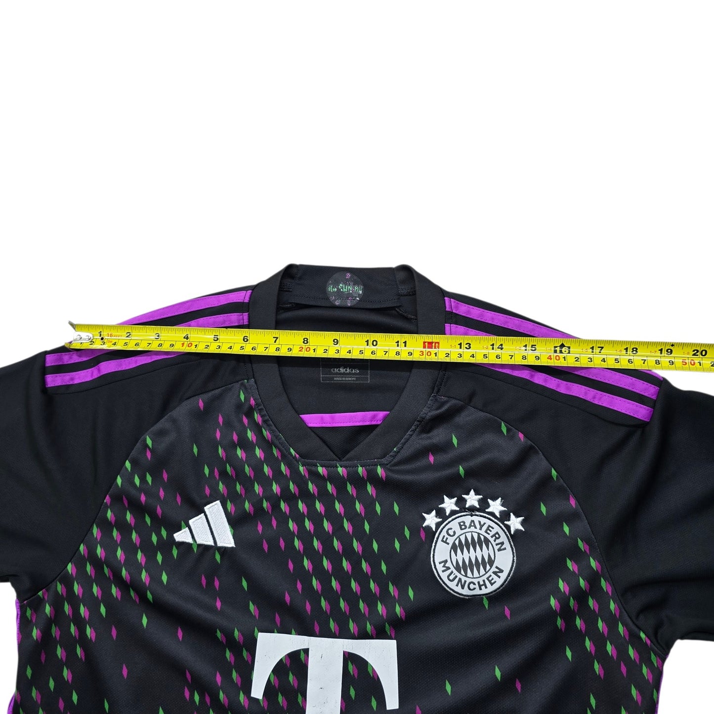 Adidas Men's Black FC Bayern Away Soccer Jersey L New