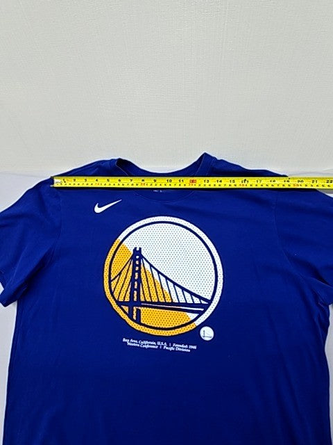 Nike Men's Blue NBA Dri-FIT Crewneck T-Shirt XL Short Sleeve