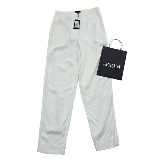 Emporio Armani Men White Trousers size 46 product image 1