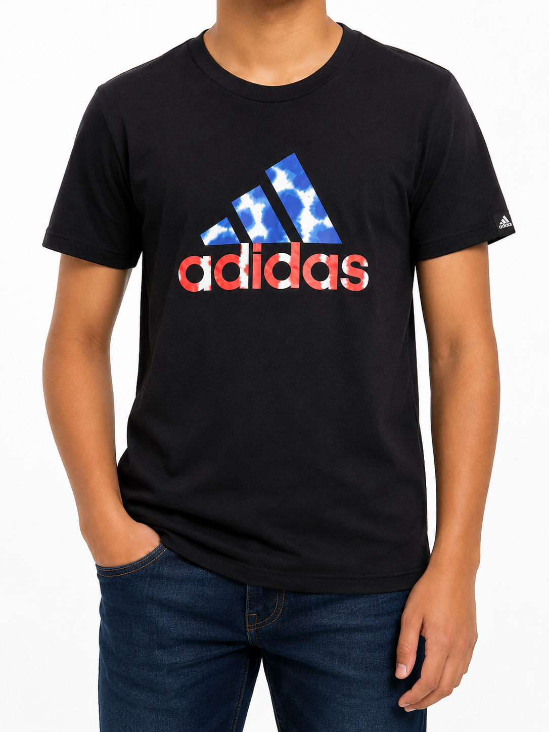 Adidas Boys Black T-Shirt size M product image 1