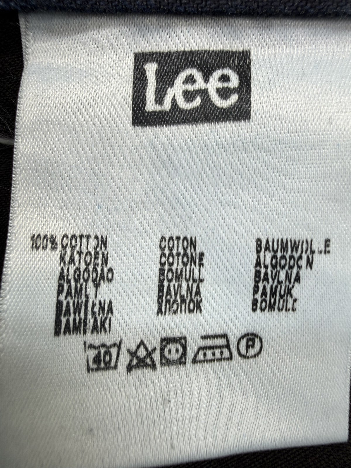 Lee Unisex Blue Jeans W31 L34 100% Cotton Denim Regular