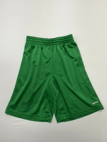 Reebok Men Green Athletic Shorts Size M Moisture-Wicking Elastic Waist