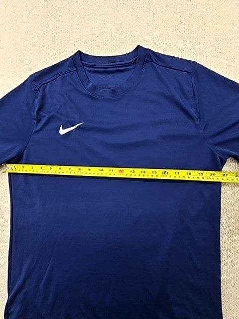 Nike Unisex Navy Dri-FIT Crewneck Short Sleeve Jersey Slim Fit