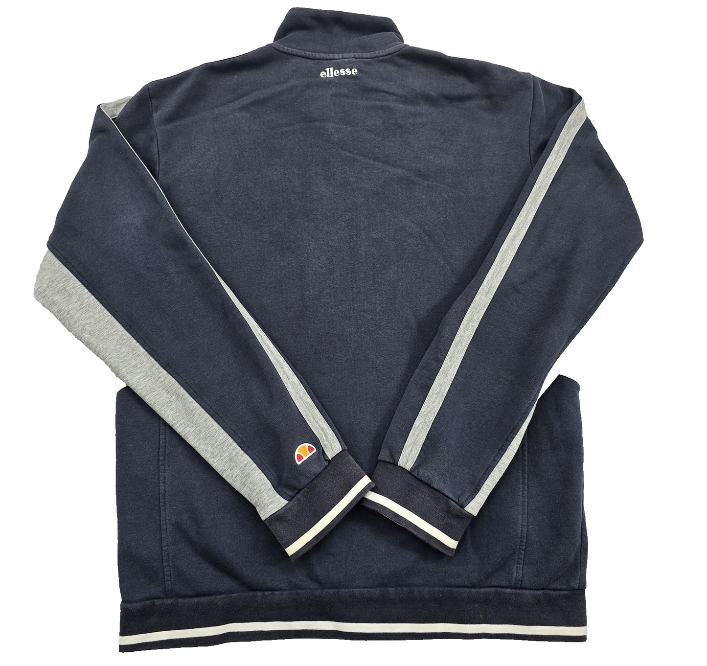 Ellesse Men's Navy XXL Track Jacket Full Zip Hooded Reflective