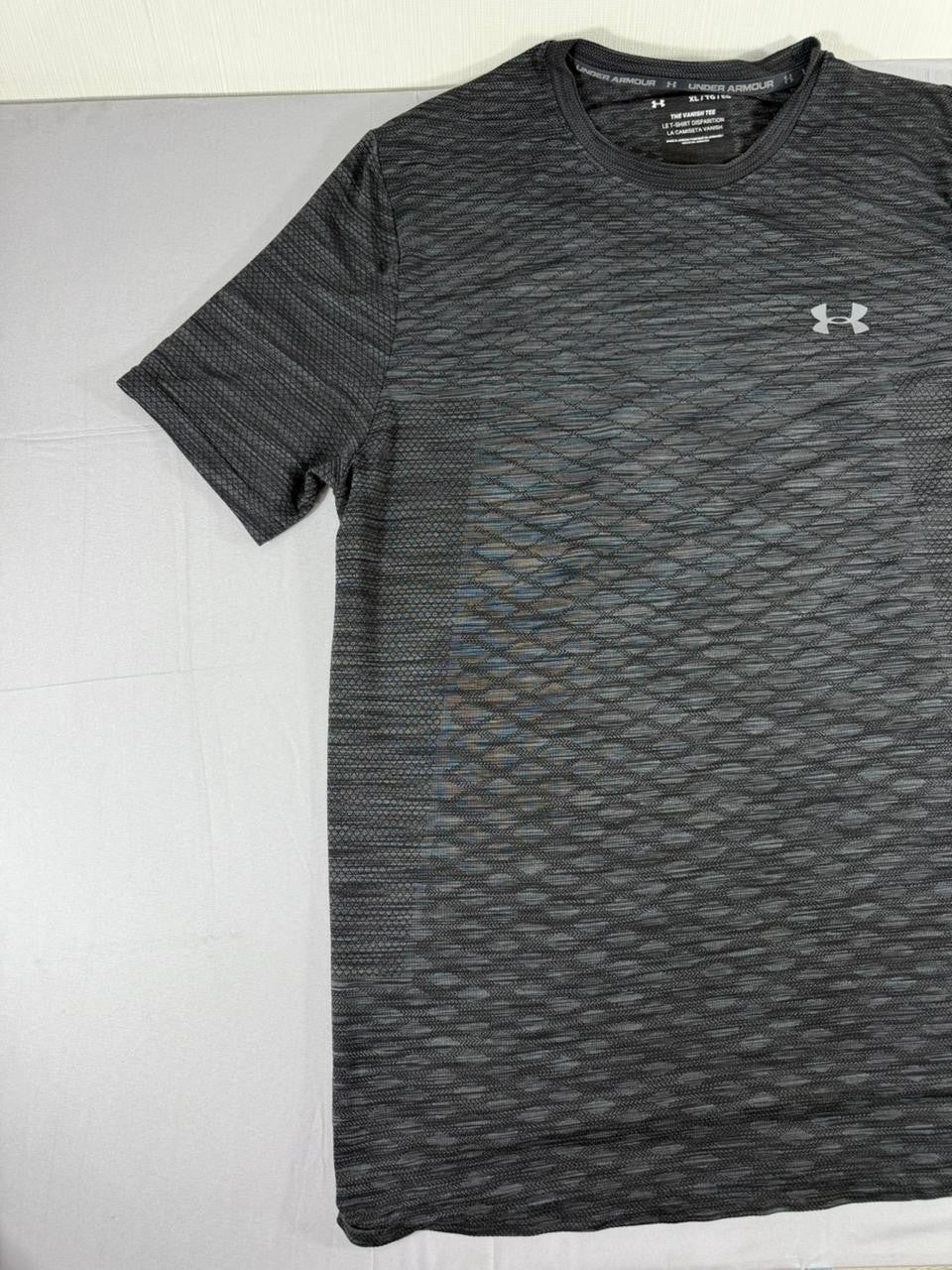Under Armour Vanish Tee Men's XL Gray Short Sleeve Athletic Performance Shirt