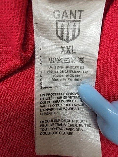 GANT Men Red Polo Shirt size XXL product image 5