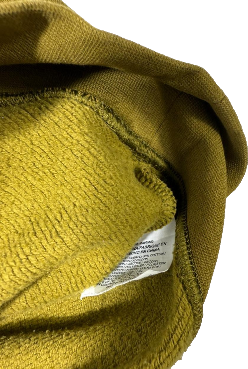 Nike Olive Green Cropped Hoodie Pullover Women's Size S