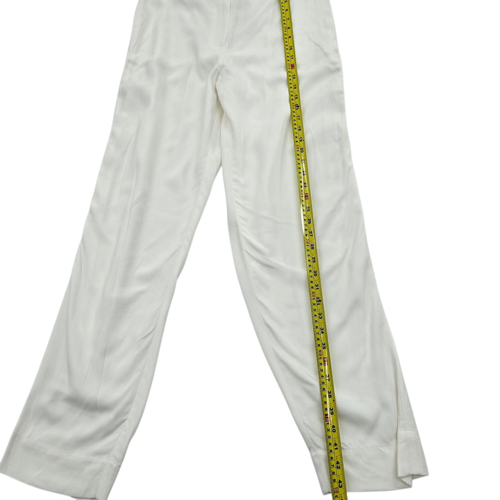 Emporio Armani Men White Trousers size 46 product image 8