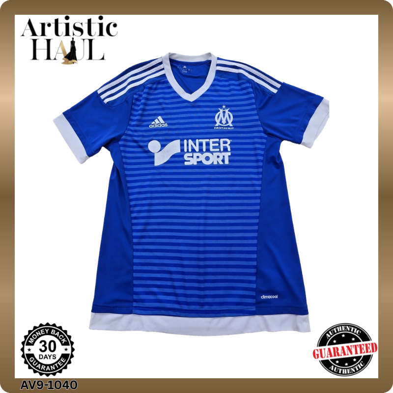 Adidas Olympique Marseille Blue Football Jersey Cambodia