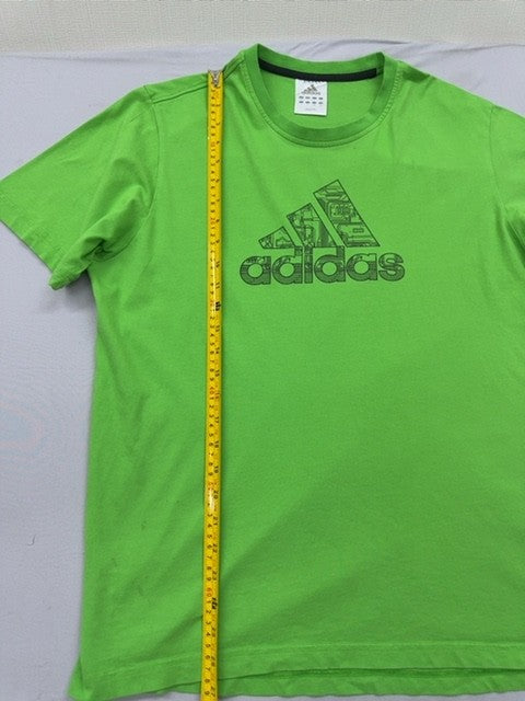 Adidas Men's Green Short Sleeve T-Shirt Size L Crew Neck