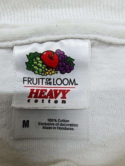 Fruit of the Loom Men White T-Shirt size M product image 3