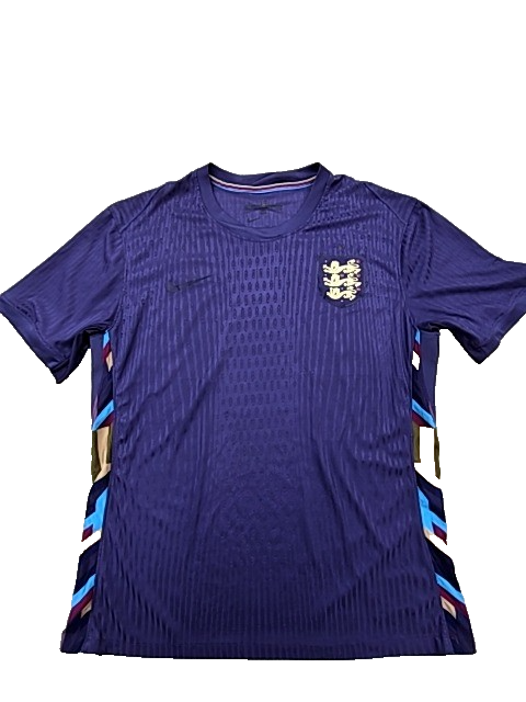 Nike Men's Purple England Football Jersey Short Sleeve Dri-FIT