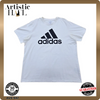 Adidas Unisex White T-Shirt – Size XL, Short Sleeve, Crew Neck