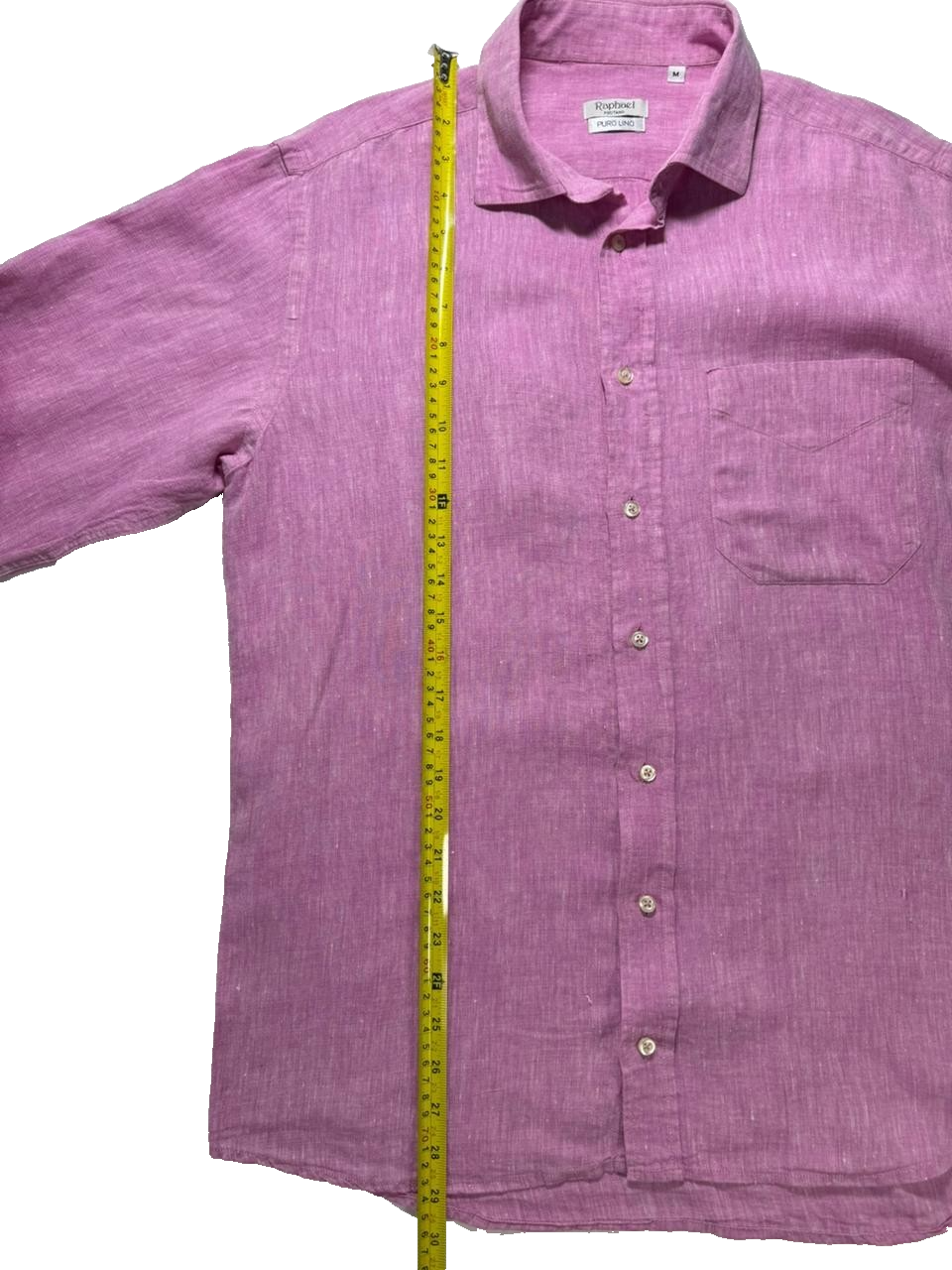 Raphael Positano Linen Button Men's Shirt | Size: M