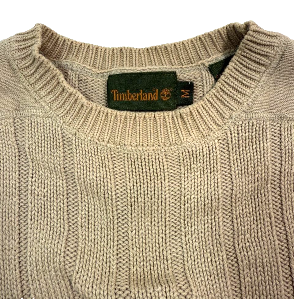 Men's Timberland Ribbed Knit Cotton Blend Sweater - Size M