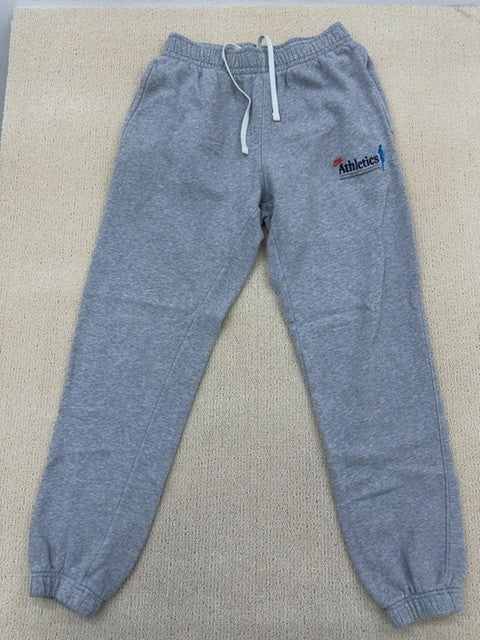 Nike Unisex Gray Fleece Sweatpants Size S Athletic Cuffed