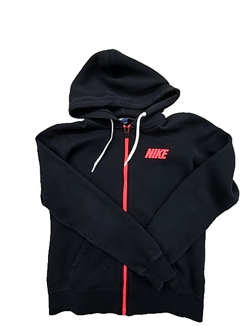 Nike Men's Black Full-Zip Fleece Hoodie Size M Club Basketball