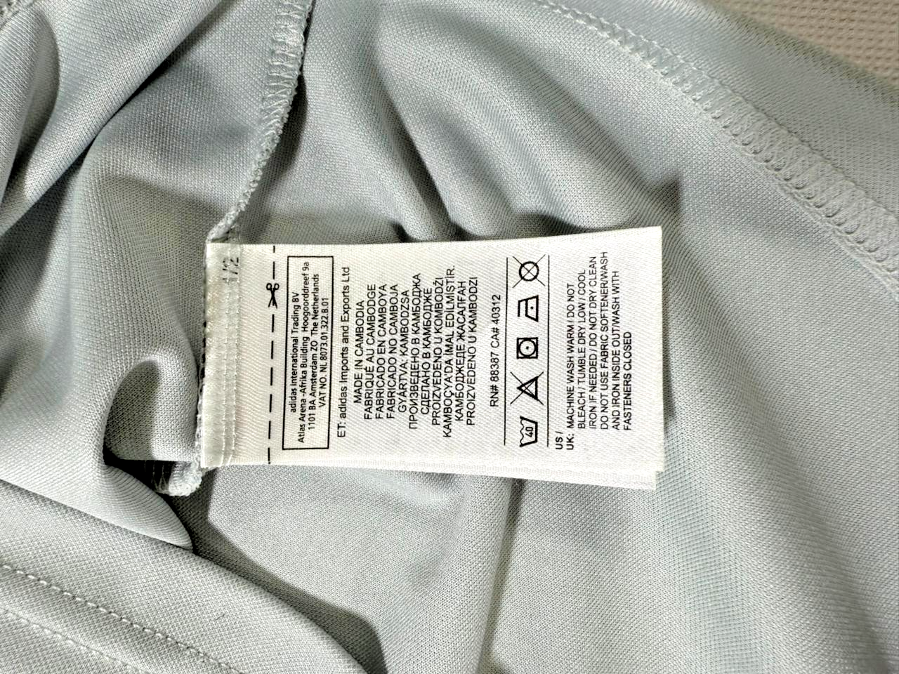 Adidas Grey Pinecrest Polo Shirt - Size XL