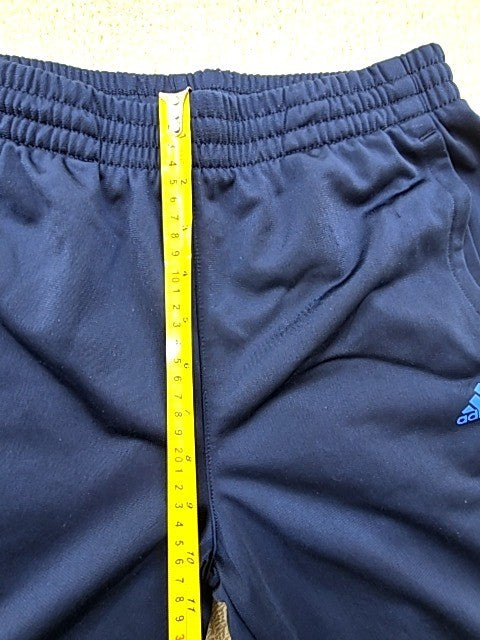 Adidas Men's Navy Stripe Track Pants Size L