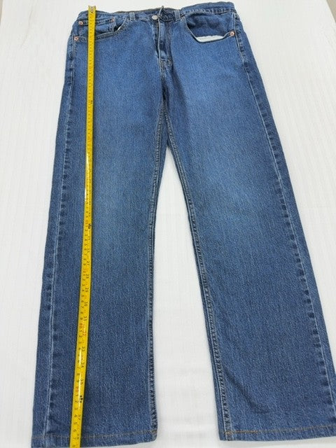 Levi's Men's Medium Blue 505 Regular Jeans 34x32 Vintage