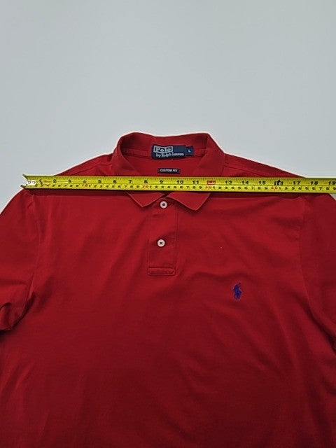 Artistic Haul Men Red Polo Shirt size L product image 5