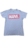 Marvel Unisex Gray T-Shirt – Size M, Crew Neck, Cotton