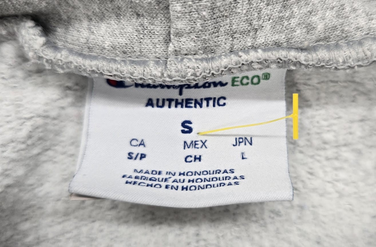 Champion Eco Field Hockey Gray Pullover Hoodie Size S S7190L