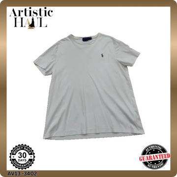Polo Ralph Lauren Men's White Slim Fit Short Sleeve Cotton T-Shirt L