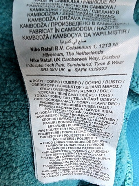 Nike Men's Blue Fleece Pullover Hoodie Big & Tall 2XL