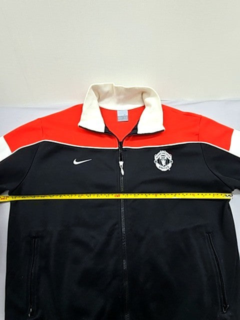 Nike Men's Manchester United Track Jacket Red Black White XL Vintage